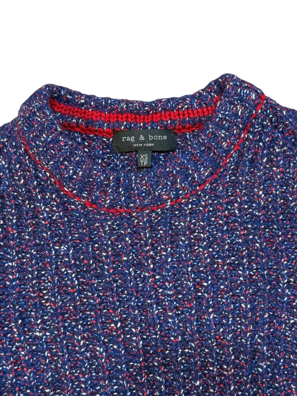 Rag & Bone Merino Wool Sweater Quiet Luxury Old Money Chunky Knit XS - Picture 5 of 15